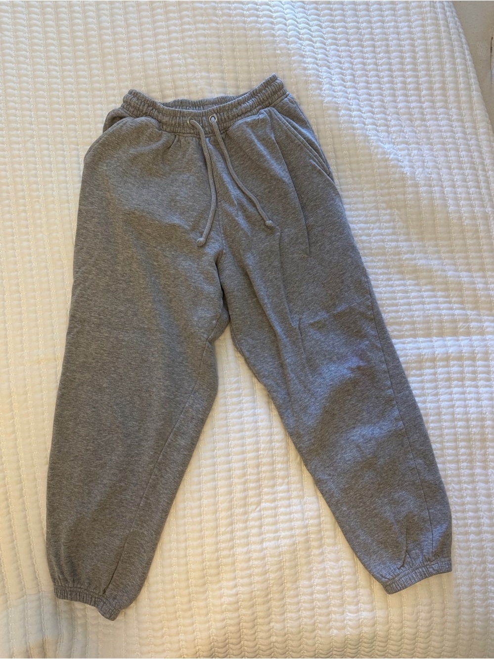 Missguided Gray Drawstring Joggers